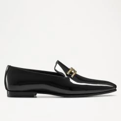 Chain Detail Patent Slipper