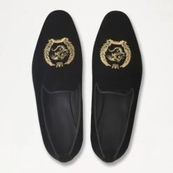Embroidered Velvet Slipper -Farah images 1391