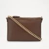 Chain Shoulder Zip Pouch Clutch -Farah images 1465