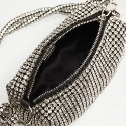 Rhinestone Knot Shoulder Bag 11 Rhinestone Knot Shoulder Bag -Farah images 1608