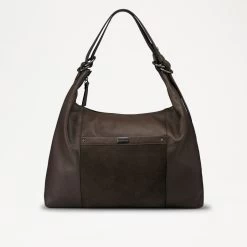Contrast Slouch Shoulder Bag