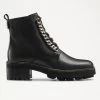 Chain Welt Lace Up Ankle Boot -Farah images 163