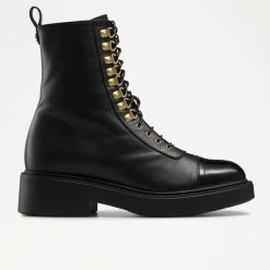 Toe Cap Lace Up Boot
