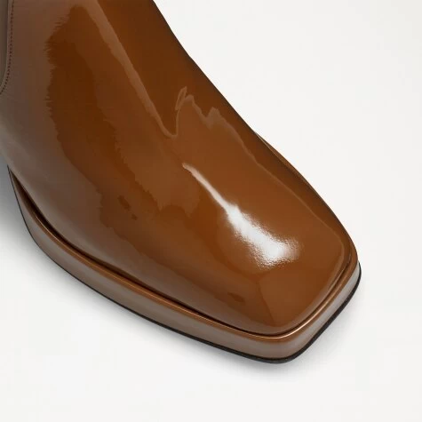 Flared Heel Platform Boot 6 Flared Heel Platform Boot - Image 4