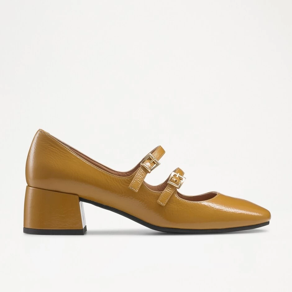 Low Block Heel Mary Jane 3 Low Block Heel Mary Jane