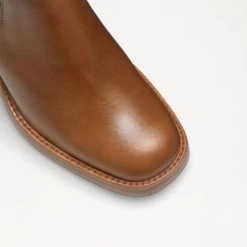 Wood Stacked Heel Boot -Farah images 250