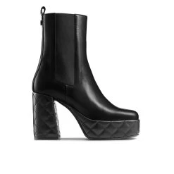 Quilted Platform Boot