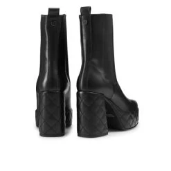 Quilted Platform Boot -Farah images 36