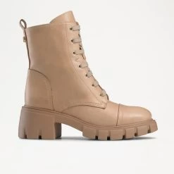 Lace Up Heeled Boot