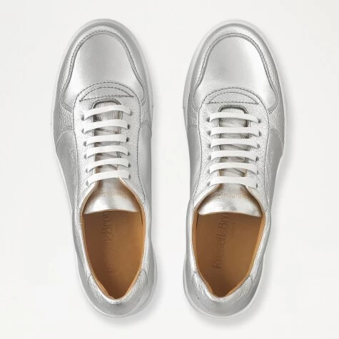 Gold Clip Lace Up Sneaker 5 Gold Clip Lace Up Sneaker - Image 3