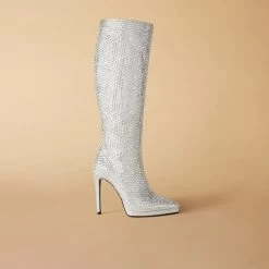 Crystal Knee High Boot
