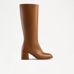 Stacked Heel Knee High