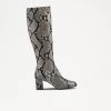 Snake Print Knee High Boot -Farah images 699