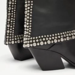 Studded Mid-Calf Ankle Boot -Farah images 779