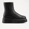 Ribbed Sole Ankle Boot