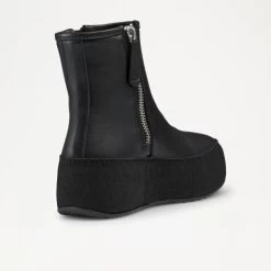 Double Zip Flatform Boot -Farah images 838