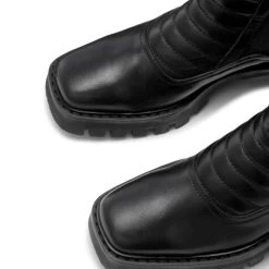 Square Toe Biker Boot -Farah images 842