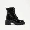 Round Toe Lace Up Boot