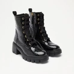 Round Toe Lace Up Boot -Farah images 857