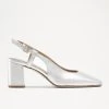 Slingback Metallic Block Heel -Farah images 870