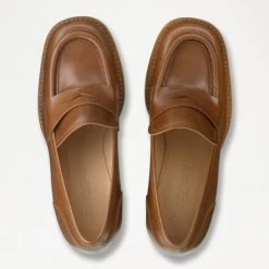 Stacked Block Heel Loafer -Farah images 884