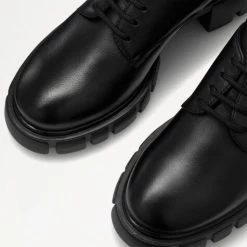 Chunky Lace Up Heeled Shoe -Farah images 903