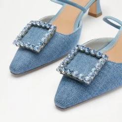 Slingback Gem Kitten Heel -Farah images 914