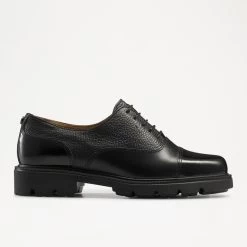 Toe Cap Patent Lace Up Derby