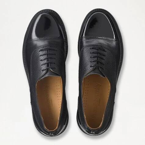 Toe Cap Patent Lace Up Derby 5 Toe Cap Patent Lace Up Derby - Image 3