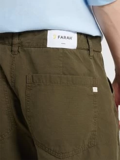 Farah Greenport Utility Canvas Trousers In Olive Green 9 Farah Greenport Utility Canvas Trousers In Olive Green -Farah ingzfbjlx1d7krkjvtr7
