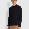 Farah Glenarm Slim Fit Polo Jumper In True Navy -Farah irhgz9npn9kwdafvzeid