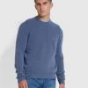 Farah Spero Regular Fit Crew Neck Jumper In River Bed -Farah iu3p6p2wuioxjhwrh7ln