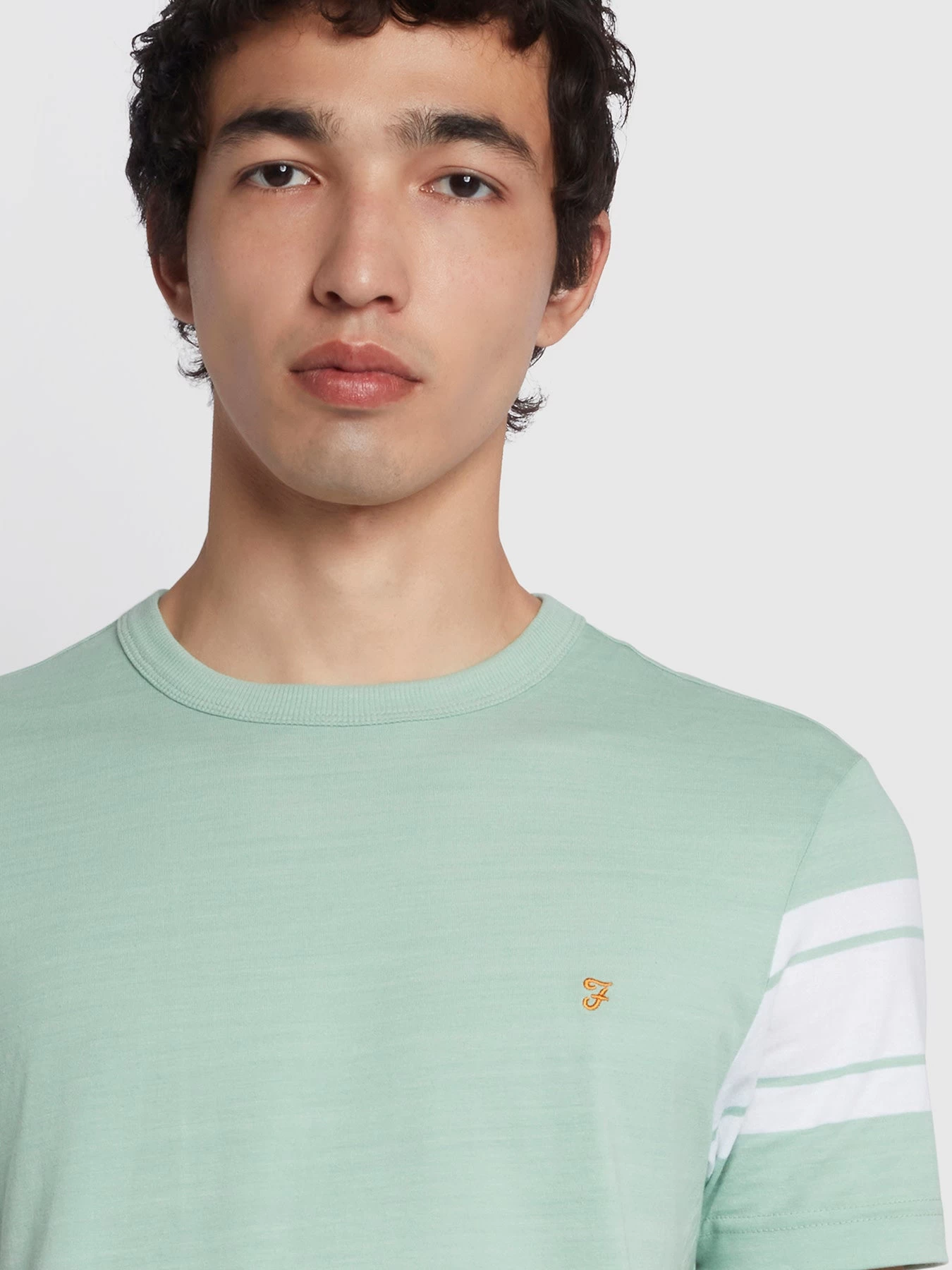 Farah Webber Slim Fit Short Sleeve T-Shirt In Summer Green 6 Farah Webber Slim Fit Short Sleeve T-Shirt In Summer Green - Image 4