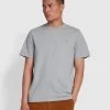 Danny Regular Fit Organic Cotton T-Shirt In Farah Grey Marl -Farah j1unmj8lo8xsagv3icwj