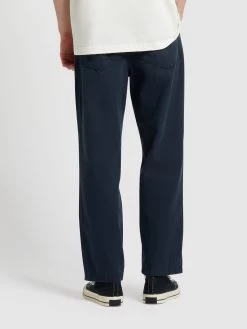 Farah Greenport Utility Canvas Trousers In True Navy -Farah jxvyz602mjkokhzkwars