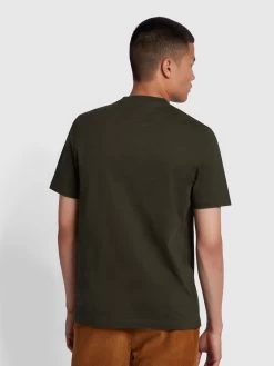 Farah Danny Regular Fit Organic Cotton T-Shirt In Evergreen 9 Farah Danny Regular Fit Organic Cotton T-Shirt In Evergreen -Farah jzcsqcmj6cryj0qj7ytx