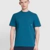 Farah Stacy Regular Fit Chest Pocket T-Shirt In Croft Green