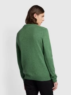 Farah Birchall Slim Fit Crew Neck Sweater In Wreath Green -Farah kjd7ksqxfwg17twcmrjn