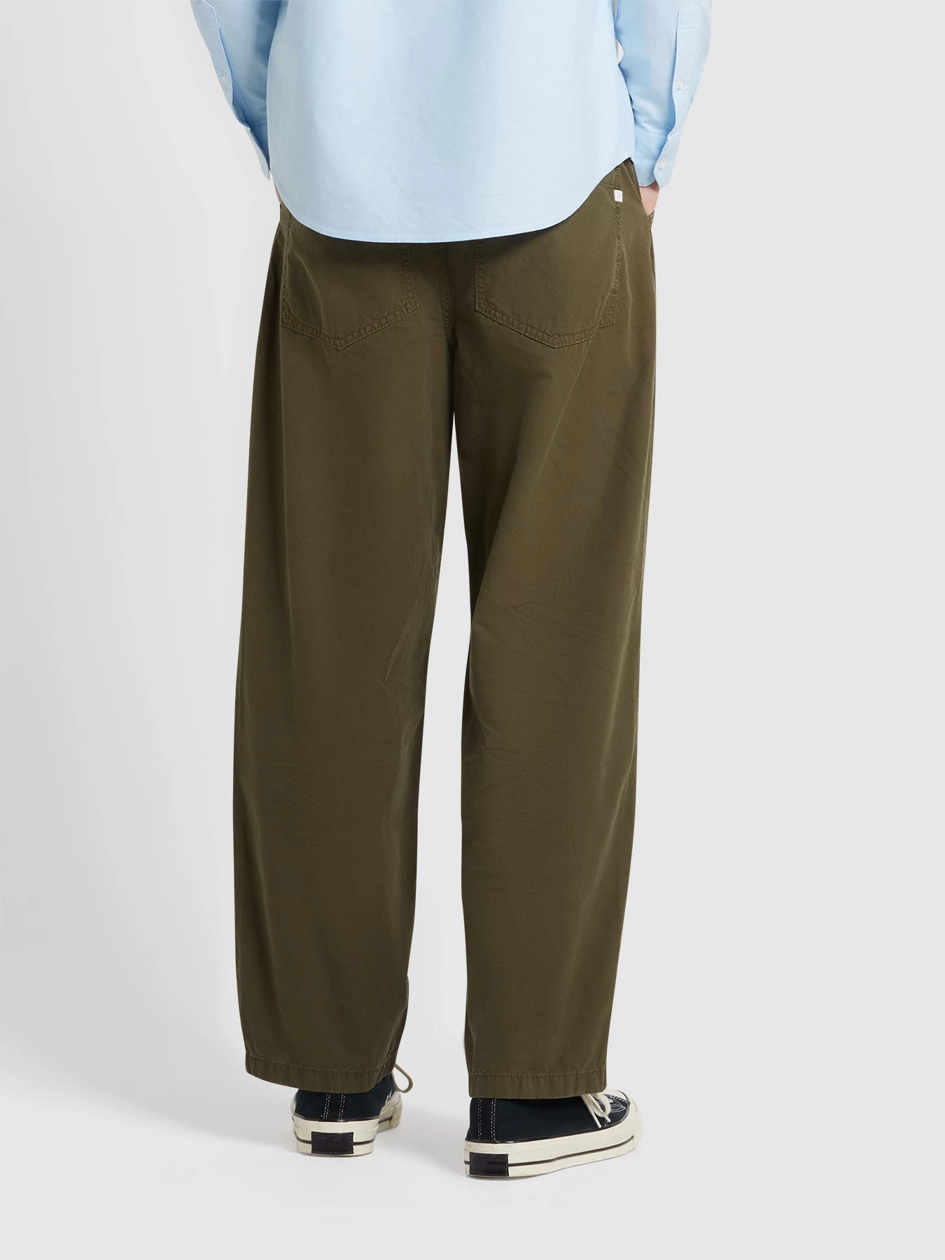 Farah Greenport Utility Canvas Trousers In Olive Green 5 Farah Greenport Utility Canvas Trousers In Olive Green - Image 3