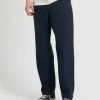 Farah Greenport Utility Canvas Trousers In True Navy