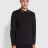 Farah Freddie Slim Fit Organic Cotton Polo Shirt In Black -Farah nkatcfbpj0zzpnvkqa1v