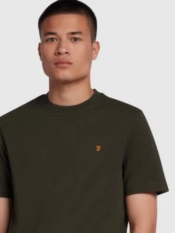 Farah Danny Regular Fit Organic Cotton T-Shirt In Evergreen 10 Farah Danny Regular Fit Organic Cotton T-Shirt In Evergreen -Farah ol9glxut4h5ttgho2bi9
