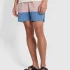 Farah Colbert Panelled Swim Shorts In Sheaf Blue -Farah oor8zjtlgb9o9gvemyz7