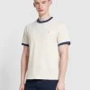 Farah Groves Regular Fit T-Shirt In Fog