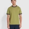 Farah Groves Regular Fit T-Shirt In Moss Green -Farah qxuhkvcy9m4p4x77dahx