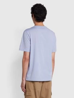 Farah Mackey Regular Fit Organic Cotton T-Shirt In Dusty Lilac -Farah rltehptafxinqlkyzdib