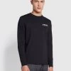 Farah Aspin Regular Fit Organic Cotton Graphic T-Shirt In Black -Farah s8vkbdrsicidmjkks0wz