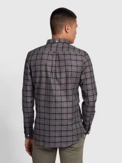 Farah Fraser Slim Fit Long Sleeve Check Shirt In Charcoal 8 Farah Fraser Slim Fit Long Sleeve Check Shirt In Charcoal -Farah tbcrbmalodkd0ixtbehh