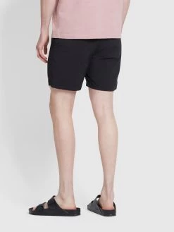 Farah Colbert Regular Fit Plain Swim Shorts In Black -Farah uke8l7yzhbgcjqsl8wz4