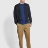 Farah Hawtin Tapered Fit Twill Trousers In True Khaki -Farah v4eeabhcpdahjhni2ckw